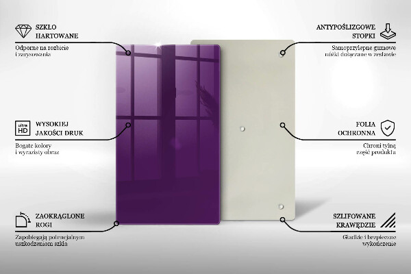 Induction hob protector Violet colour