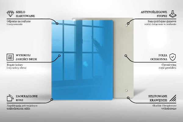 Induction hob protector Blue color