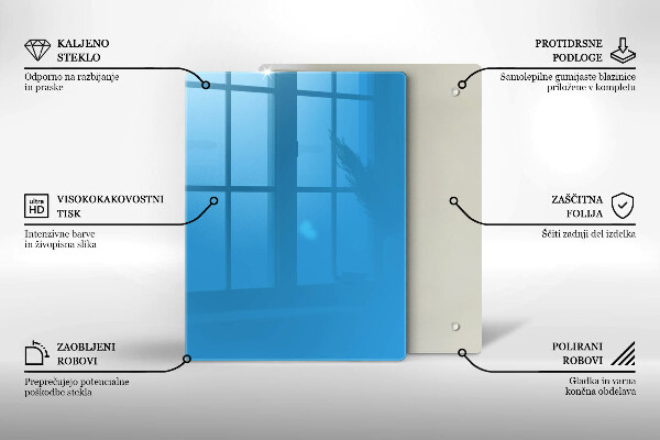 Induction hob protector Blue color