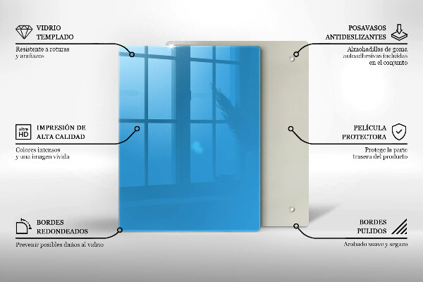 Induction hob protector Blue color