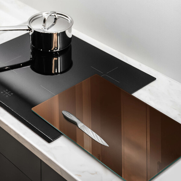 Induction hob protector Brown color