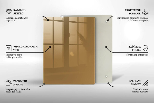 Induction hob protector Beige colour