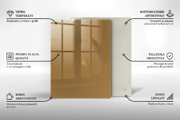 Induction hob protector Beige colour