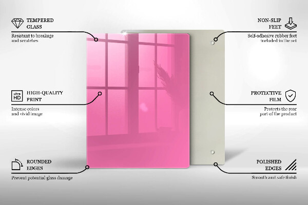 Work surface savers Pink color