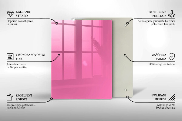 Work surface savers Pink color