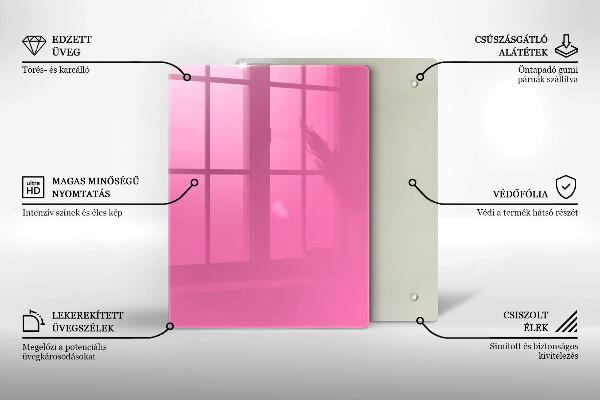 Work surface savers Pink color