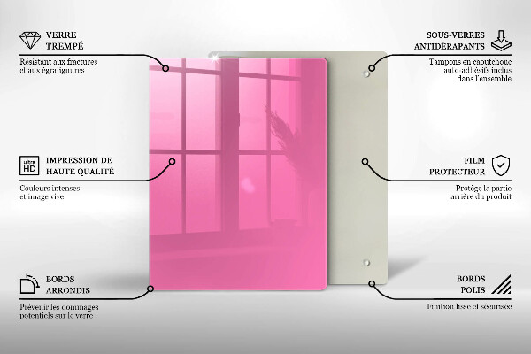 Work surface savers Pink color