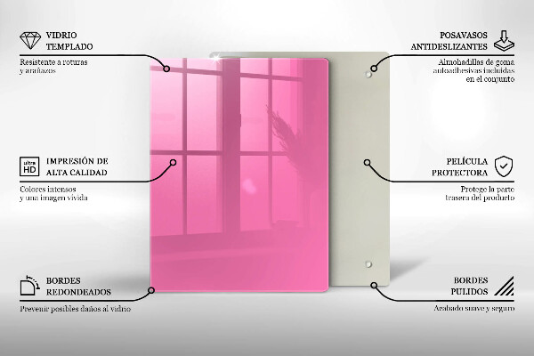 Work surface savers Pink color