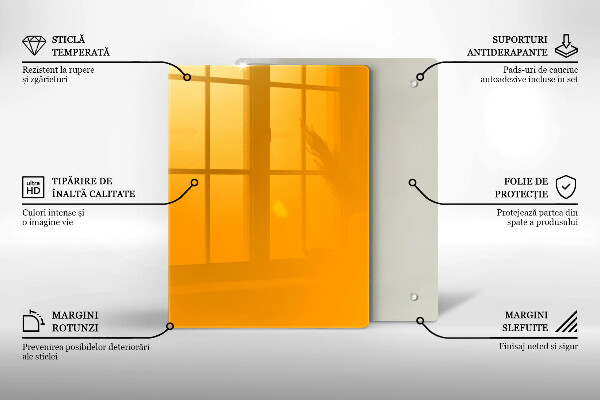 Work surface savers Dark yellow color