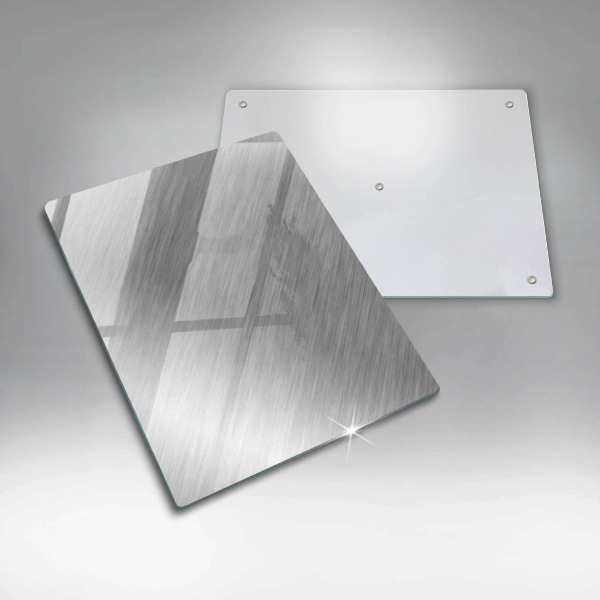 Induction hob protector Metal texture background