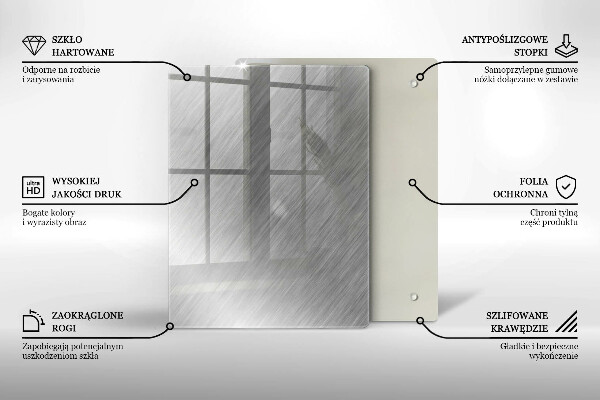 Induction hob protector Metal texture background