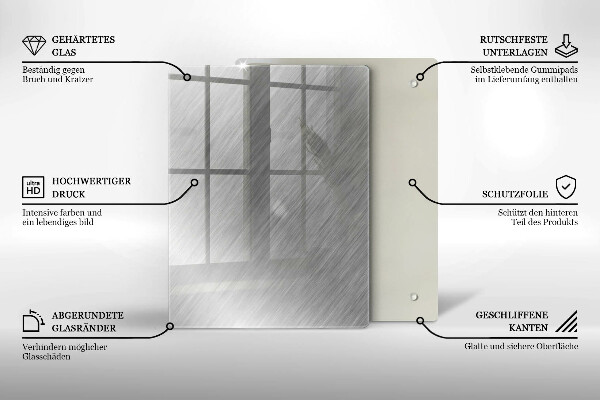 Induction hob protector Metal texture background