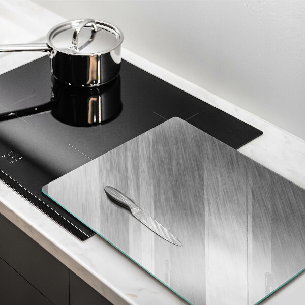 Induction hob protector Metal texture background