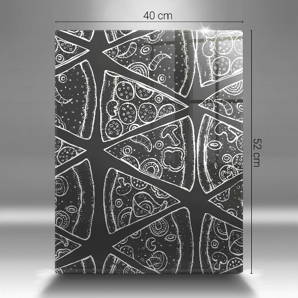 Induction hob protector Pizza illustration