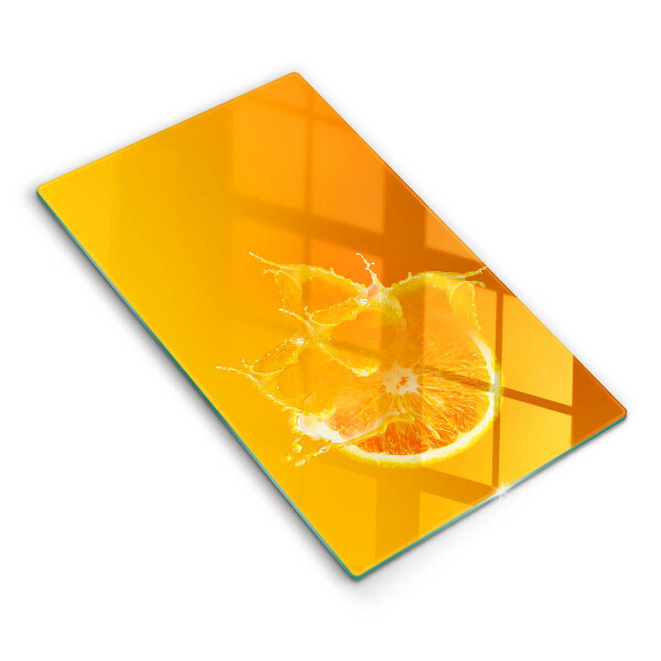 Induction hob protector Juicy fruit of orange