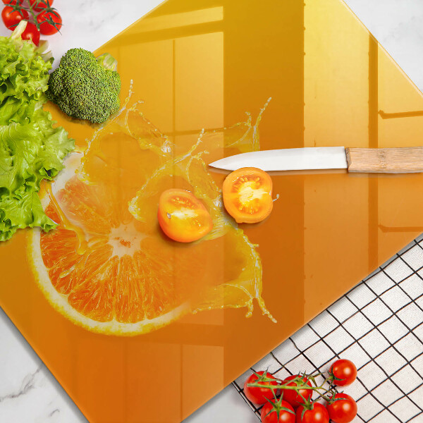 Induction hob protector Juicy fruit of orange