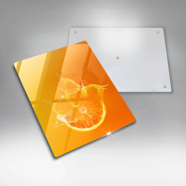 Induction hob protector Juicy fruit of orange