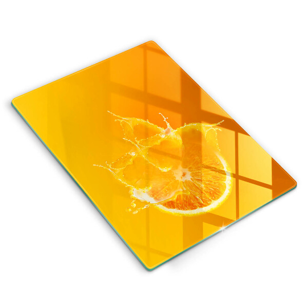Induction hob protector Juicy fruit of orange