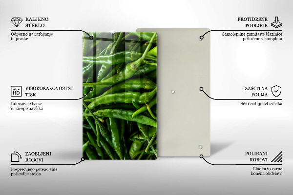 Worktop cover Pods peas