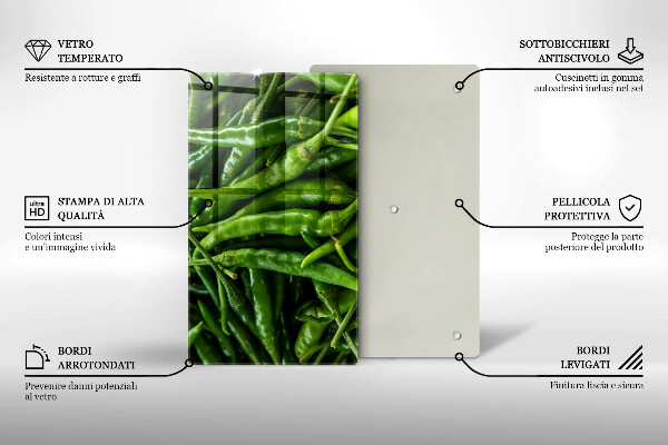 Worktop cover Pods peas