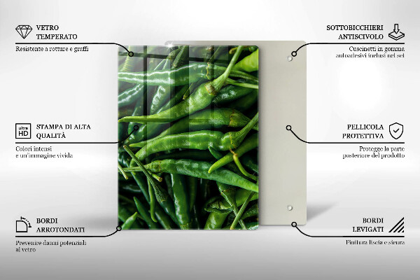 Worktop cover Pods peas