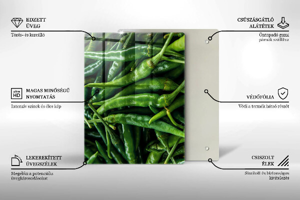 Worktop cover Pods peas