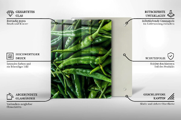 Worktop cover Pods peas