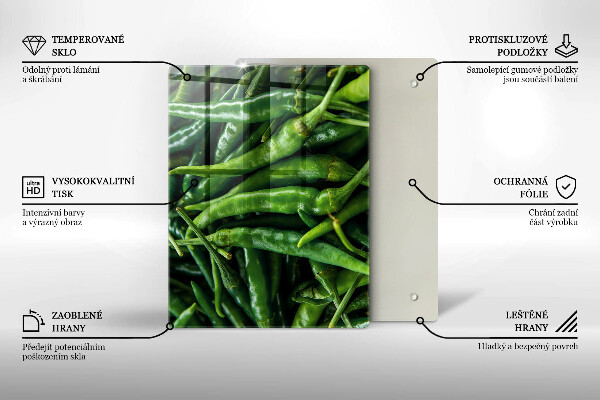 Worktop cover Pods peas