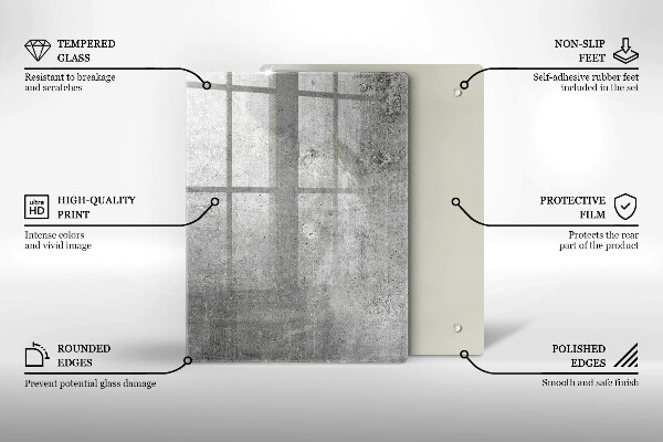 Worktop cover Concrete texture