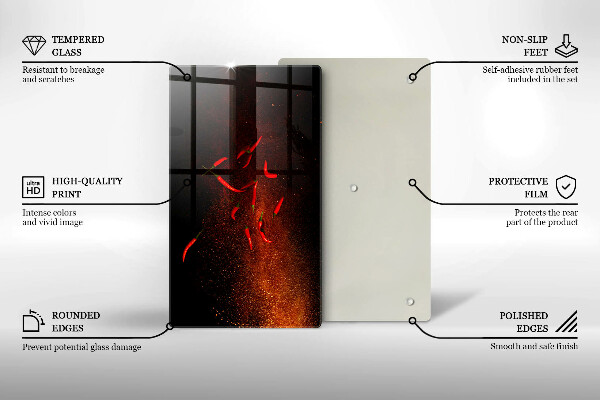 Worktop cover Hot chili peppers