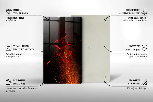 Worktop cover Hot chili peppers