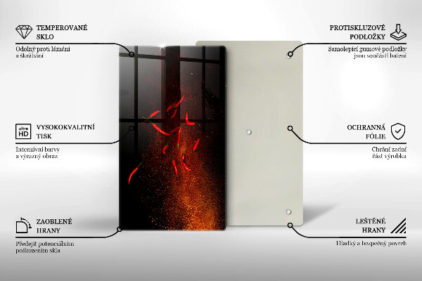 Worktop cover Hot chili peppers