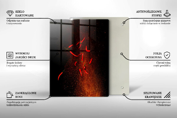 Worktop cover Hot chili peppers