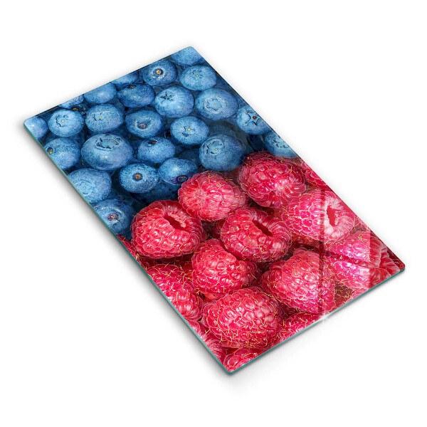 Induction hob protector Fruit of raspberry and blueberries