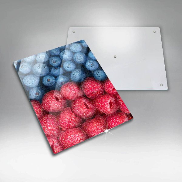 Induction hob protector Fruit of raspberry and blueberries