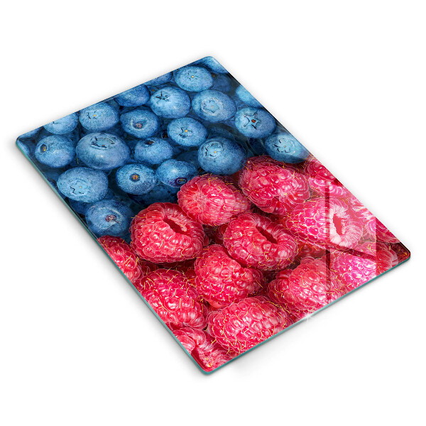 Induction hob protector Fruit of raspberry and blueberries