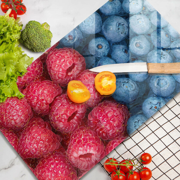 Induction hob protector Fruit of raspberry and blueberries