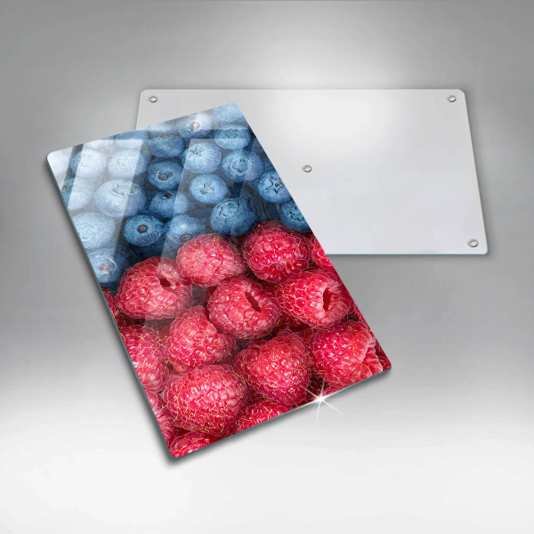 Induction hob protector Fruit of raspberry and blueberries