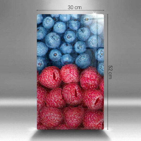 Induction hob protector Fruit of raspberry and blueberries