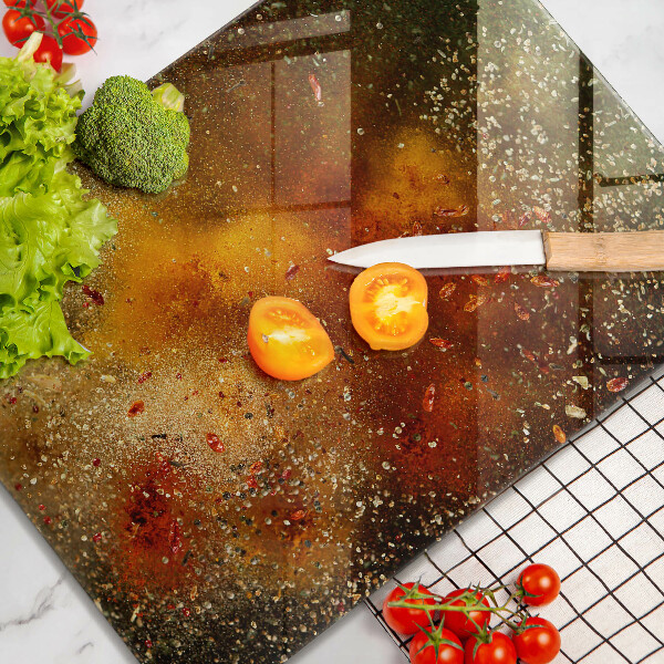 Induction hob protector Colorful spices