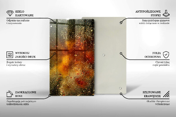 Induction hob protector Colorful spices