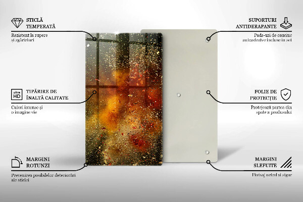 Induction hob protector Colorful spices