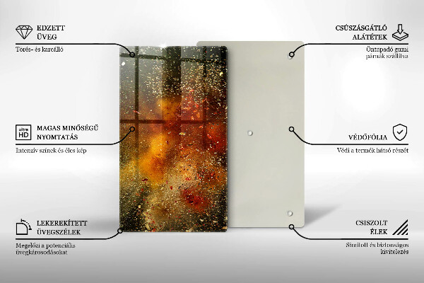 Induction hob protector Colorful spices