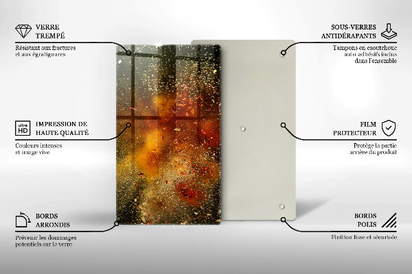 Induction hob protector Colorful spices