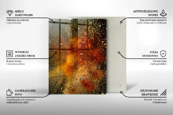 Induction hob protector Colorful spices