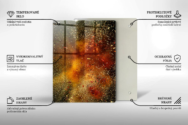 Induction hob protector Colorful spices