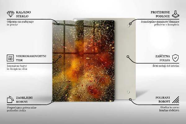 Induction hob protector Colorful spices