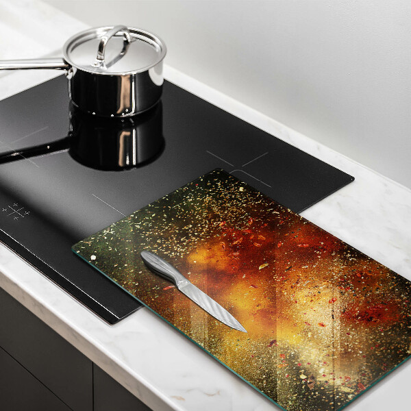 Induction hob protector Colorful spices
