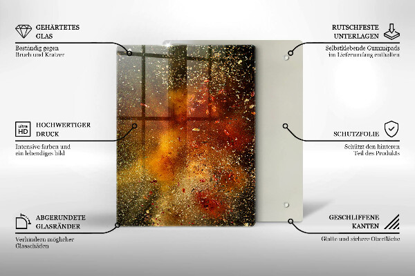 Induction hob protector Colorful spices