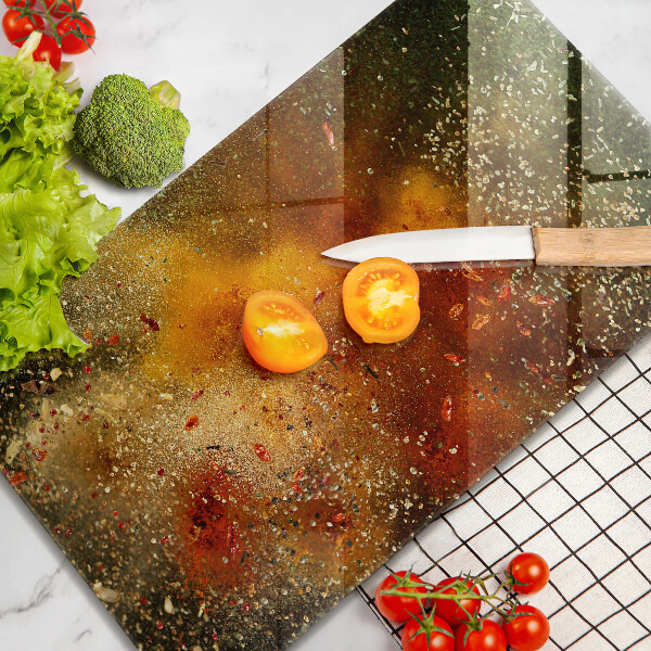 Induction hob protector Colorful spices